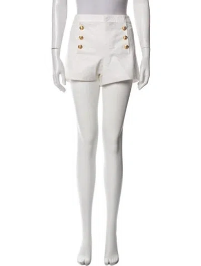Pre-owned Celine Mini Shorts In White