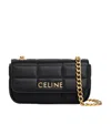 Celine Matelasse Monochrome Chain Padded Shoulder Bag