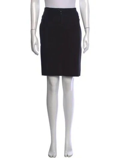 Pre-owned Celine Mini Skirt In Black