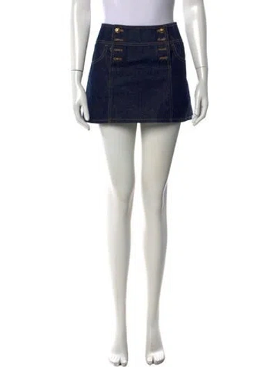 Pre-owned Celine Mini Skirt In Black