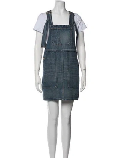 Pre-owned Celine Mini Skirt In Blue