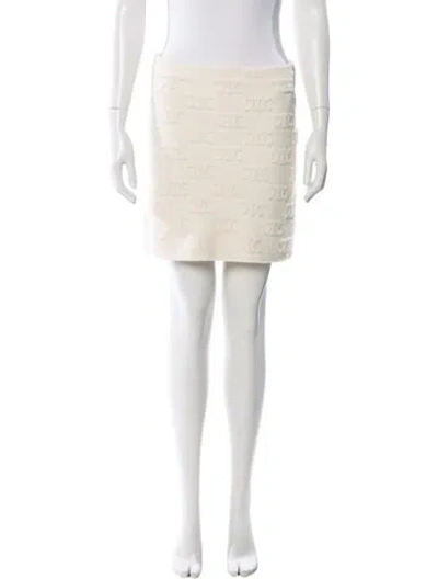 Pre-owned Celine Mini Skirt In Neutral