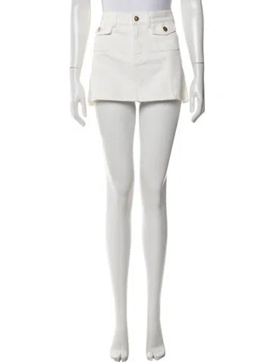 Pre-owned Celine Mini Skirt In Neutrals