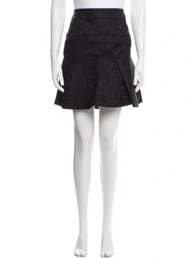 Pre-owned Celine Mini Skirt W/ Tags In Black