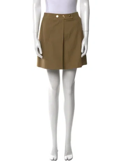 Pre-owned Celine Mini Skirt W/ Tags In Neutral