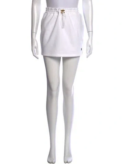 Pre-owned Celine Mini Skirt W/ Tags In White