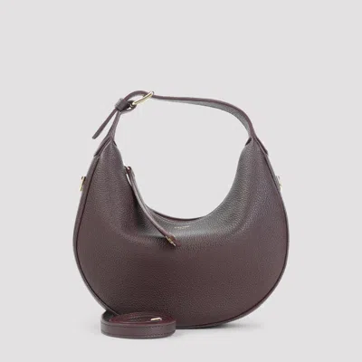 Celine Mini Teen Lulu Leather Shoulder Handbag In Red