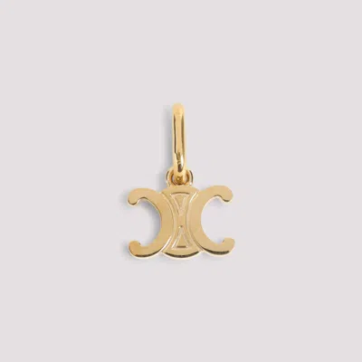 Celine Triumph Charm Necklace Gold-tone Finish