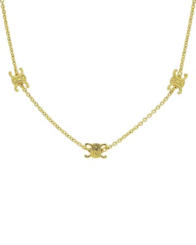 Pre-owned Celine Mini Triomphe Necklace (authentic Pre-loved)