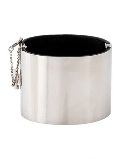 Pre-owned Celine Minimal Manchette Cuff Bracelet, 5.5" In Multicolor
