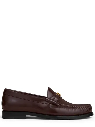 Celine Luxurious Leather Loafers For Women In Brown