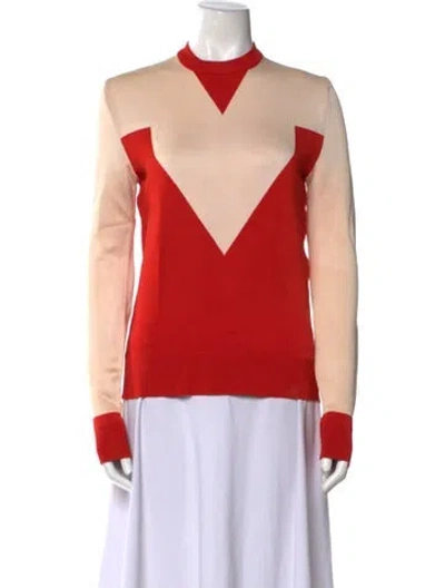 Pre-owned Celine Mock Neck Long Sleeve Sweatshirt In Multi