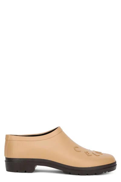 Celine Modern Slip-on Clogs With Elegant Silhouette In Brown