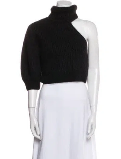 Pre-owned Celine Mohair Turtleneck Sweater W/ Tags In Blue