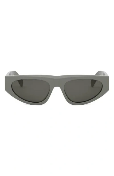 Celine Monochroms 55mm Geometric Sunglasses In Multi