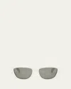 Celine Monochroms Acetate Cat-eye Sunglasses In Ivory  Smoke
