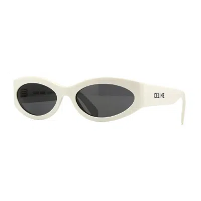 Celine Monochroms Mini Sunglasses In Ivory