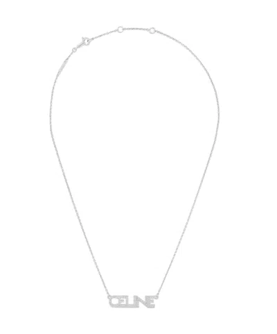 Celine Monochroms Necklace In White