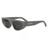 Celine Monochroms Smoke Geometric Ladies Sunglasses Cl40315u 93a 55