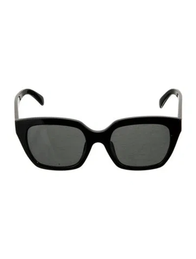 Pre-owned Celine Monochroms Square Sunglasses In Black