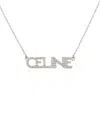 Celine Ladies Monochroms Strass Necklace