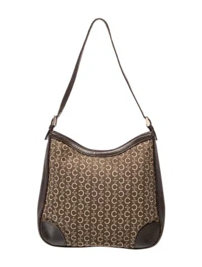 Pre-owned Celine Monogram Ava In Brown