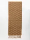 Celine Monogram Cashmere Scarf 35x190cm In Tan