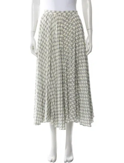 Pre-owned Celine Monogram Midi Length Skirt In Multi