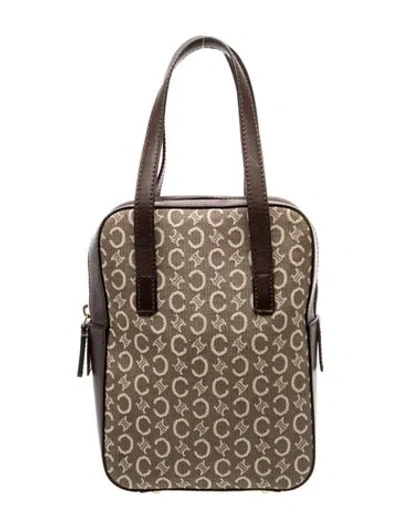 Pre-owned Celine Monogram Shoulder Bag Vintage In Brown
