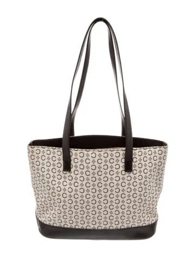 Pre-owned Celine Monogram Tote Vintage In Brown