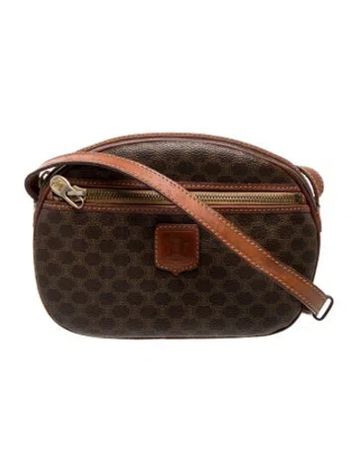 Pre-owned Celine Monogram Triomphe In Brown