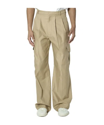 Celine Montauk Cargo Pants In Brown