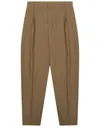 Celine Montauk Wool-blend Pants In Brown