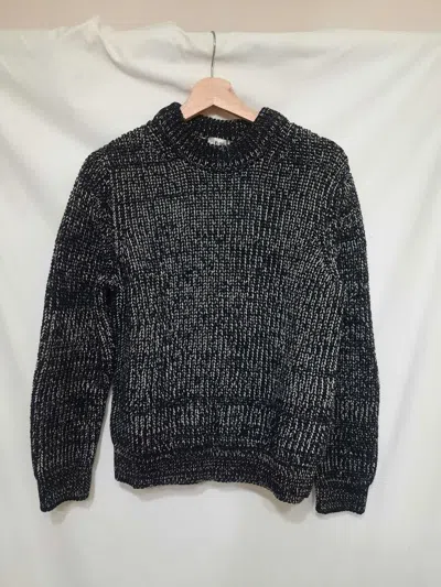 Pre-owned Celine Mouline Knit Sweater In Black White