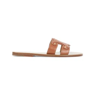 Celine Mules Brown