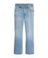 Celine Multi-pocket Flared Jeans In Blue