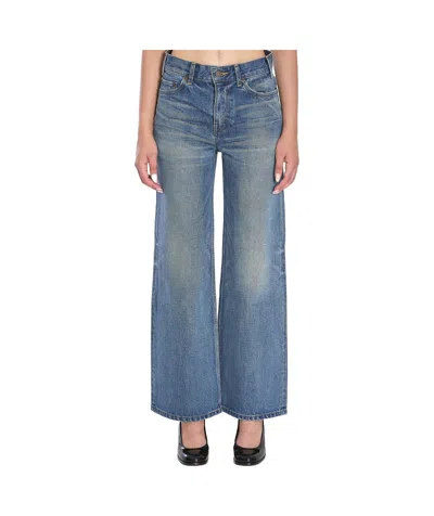 Celine Multi-pocket Jeans In Blue