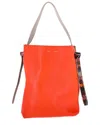 Celine Multicolor Calfskin Leather Small Twisted Cabas Tote (authentic Pre-  Loved) In Orange