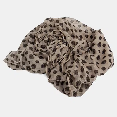Pre-owned Celine Multicolor Cashmere Scarf