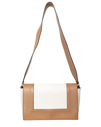 Celine Multicolor Leather Medium Frame Bag - '10s (authentic Pre-loved) In Brown