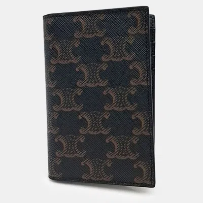Pre-owned Celine Multicolor Pvc Triumph Vertical Card Wallet