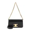 Celine Shiny Calfskin Multipochette Bag In Black
