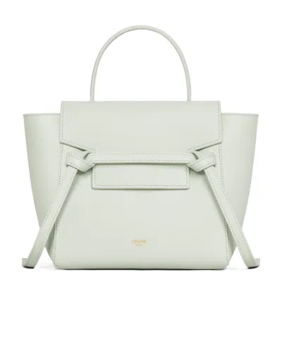 Celine Nano Belt Handbag In Green