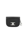 Celine Nano Besace Triomphe Key Hold In Black