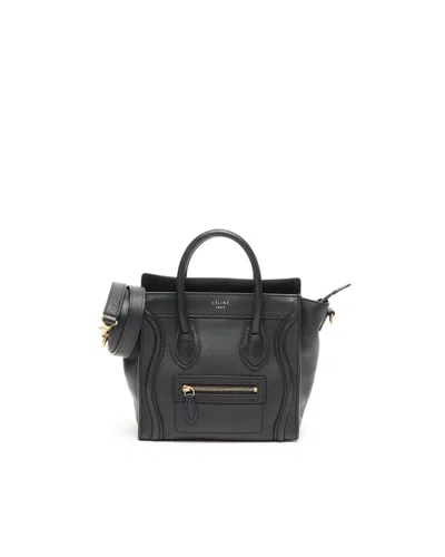 Celine Céline Nano Luggage Bag In Black