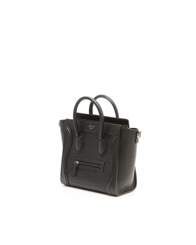 Celine Céline Nano Luggage Bag In Black