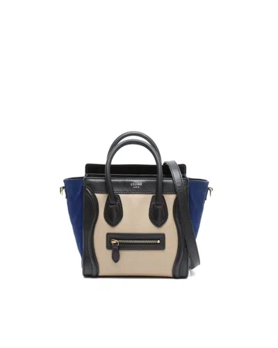 Celine Céline Nano Luggage Bag In Neutral