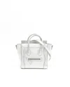 Celine Céline Nano Luggage Bag In Silver