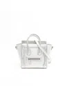 Celine Céline Nano Luggage Bag In Silver