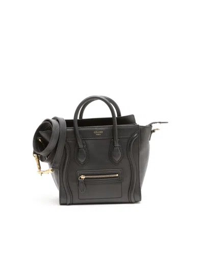 Celine Céline Nano Luggage Bag In Yellow